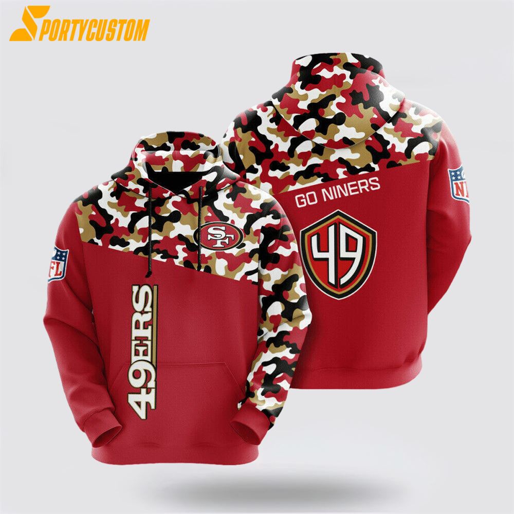 NFL San Francisco 49ers 3D Hoodie Perfect Fan Gear For Football Season